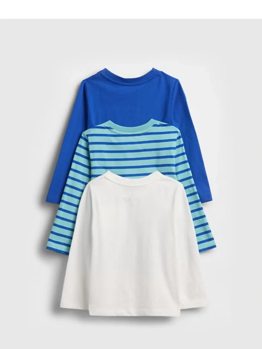 GAP Baby & Toddler Long Sleeve Pocket T-Shirt Set of 3 - NWT 6-12 Months